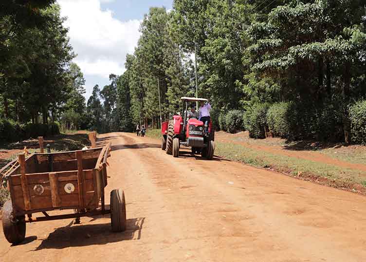 Tractor in Kenya